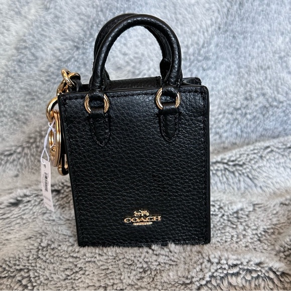 Coach Accessories - Coach N/S Mini Tote Bag Charm Keychain CU280 NWT